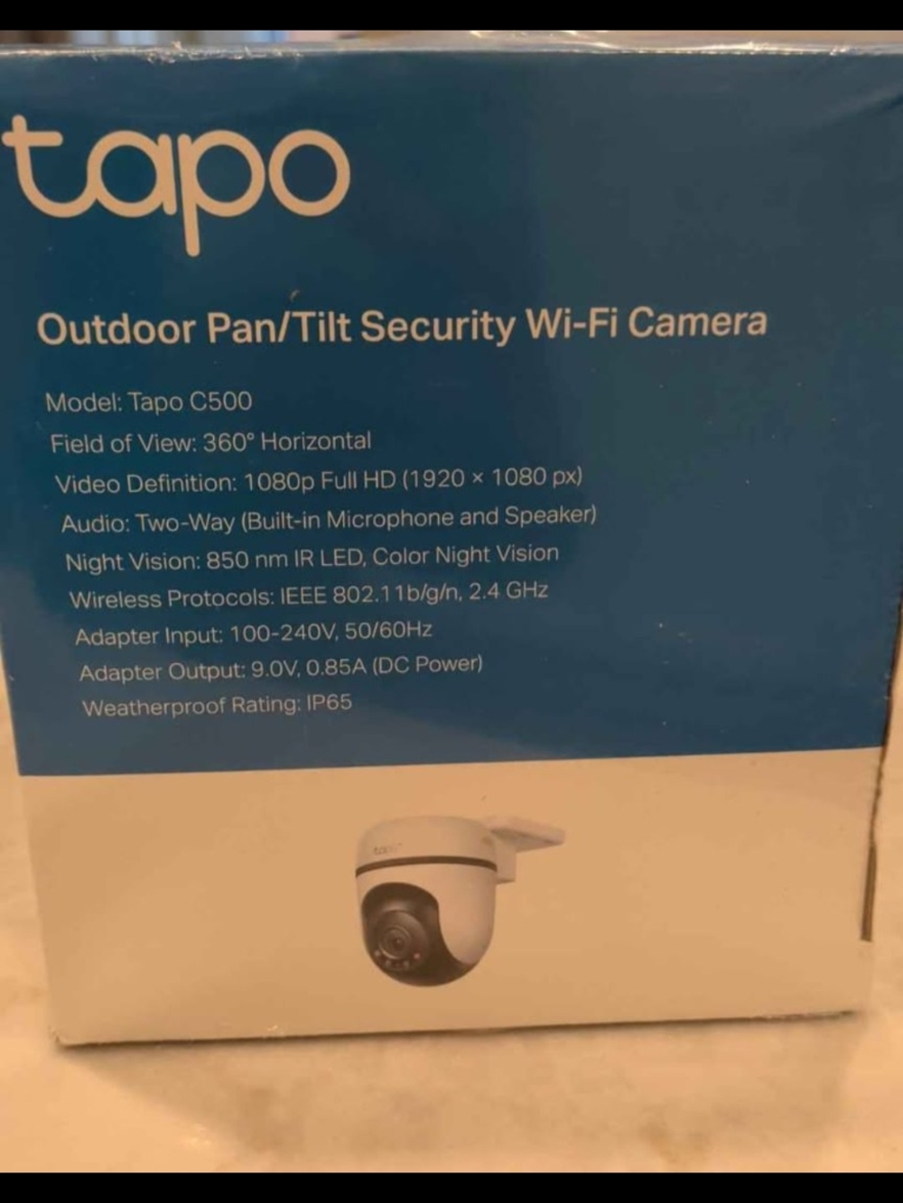 TAPO White Dome Security Camera with Black Lens - Picture 4 of 6